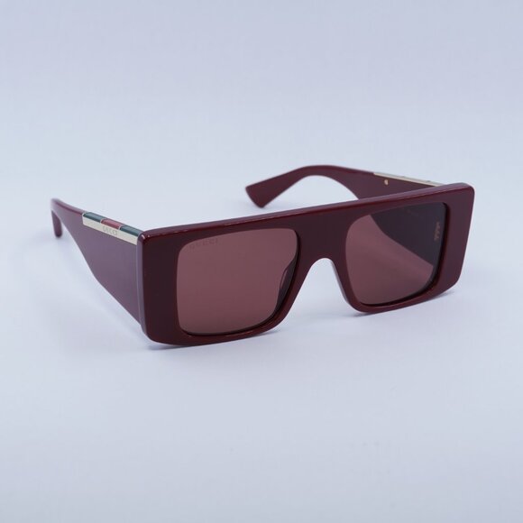 ?️ New Gucci GG1888S 004 Sunglasses - Burgundy Frame, Red Lenses main image 7